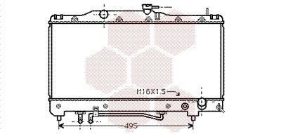 VAN WEZEL Radiators, Motora dzesēšanas sistēma 53002205